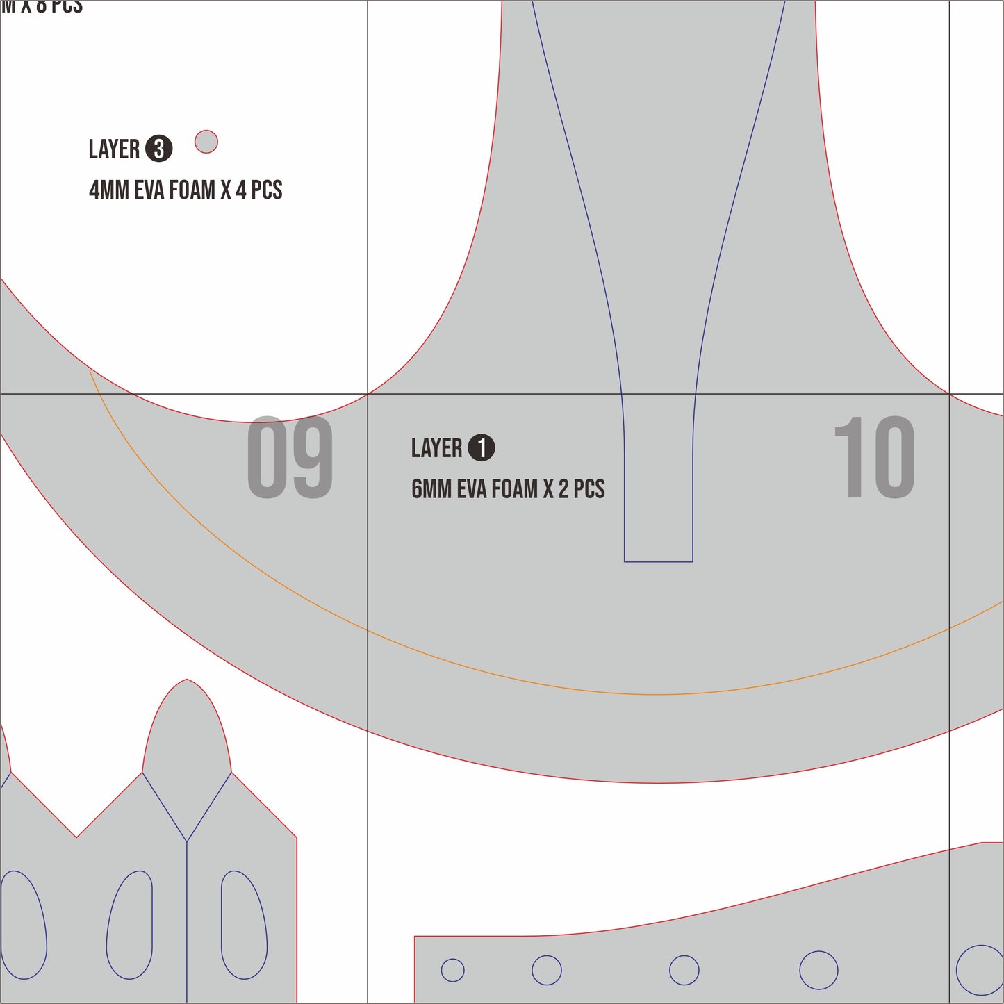 Astrid Axe Prop Pattern Template – EVA Foam Pattern for Cosplay & DIY Builds Inspired by How To Train Your Dragon