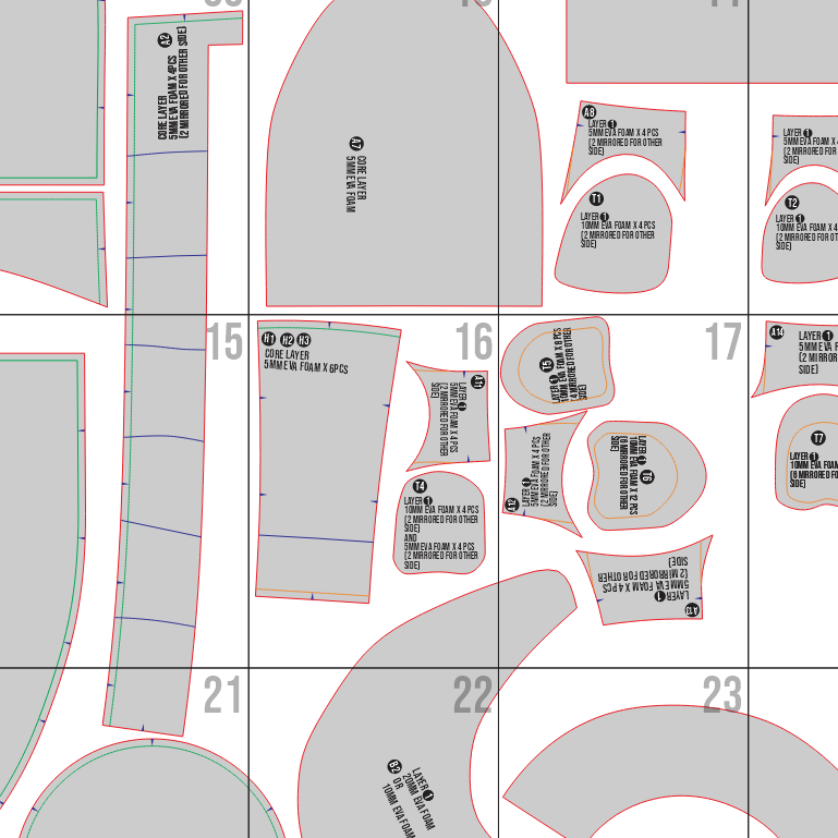 Caine Head Helmet Prop Pattern Template β EVA Foam Pattern for Cosplay and DIY Builds Inspired by The Amazing Digital Circus