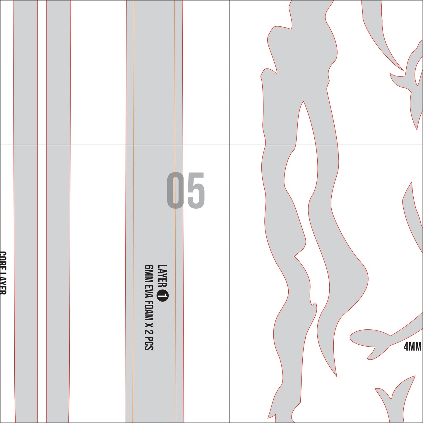 Prop Pattern: Cartethyia Sword from Wuthering Wave Cosplay Template Blueprint PDF