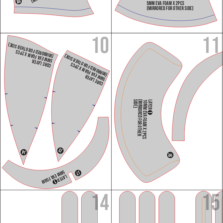 Chopper Elbaf Helmet Prop Pattern Template – EVA Foam Pattern for Cosplay and DIY Builds Inspired by One Piece Anime