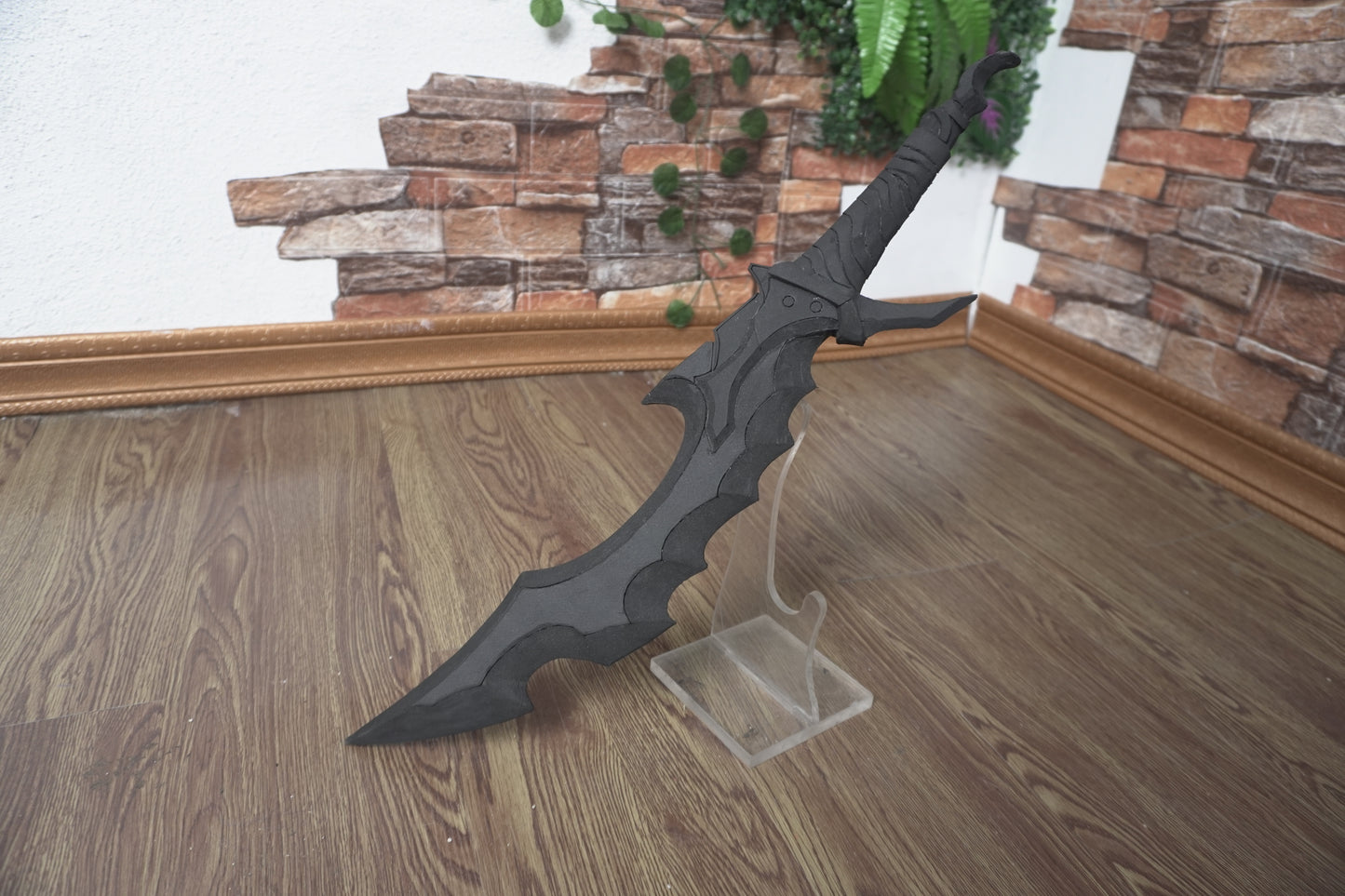 Prop Pattern: Knight Slayer Sword from Solo Leveling Cosplay Template Blueprint PDF