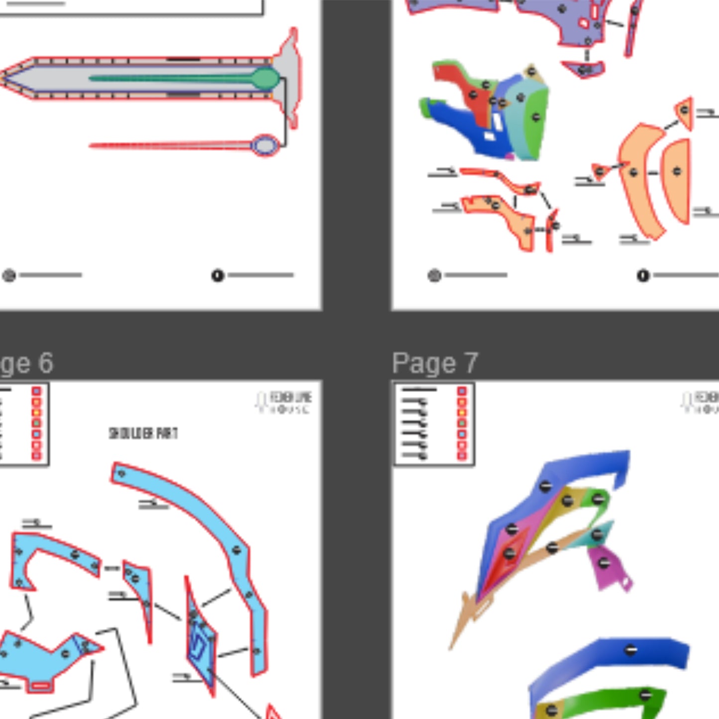Ghostblade Mask Prop Pattern Template – EVA Foam Pattern for Cosplay & DIY Builds Inspired by To Be Hero X