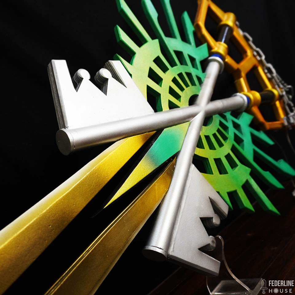 X-Blade Keyblade Prop Pattern Template β EVA Foam Pattern for Cosplay & DIY Builds Inspired by Kingdom Hearts