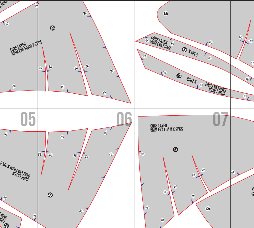 High Elf Shoulder Armor Basic Pattern Template – EVA Foam Pattern for Cosplay & DIY Builds