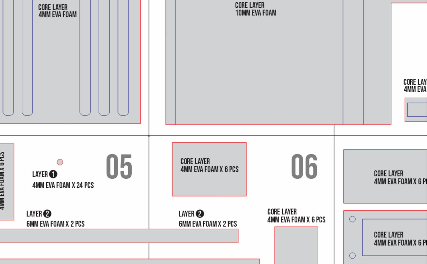 Prop Pattern: Kalina Ann Rocket Launcher from Devil May Cry for Cosplay Template Blueprint PDF