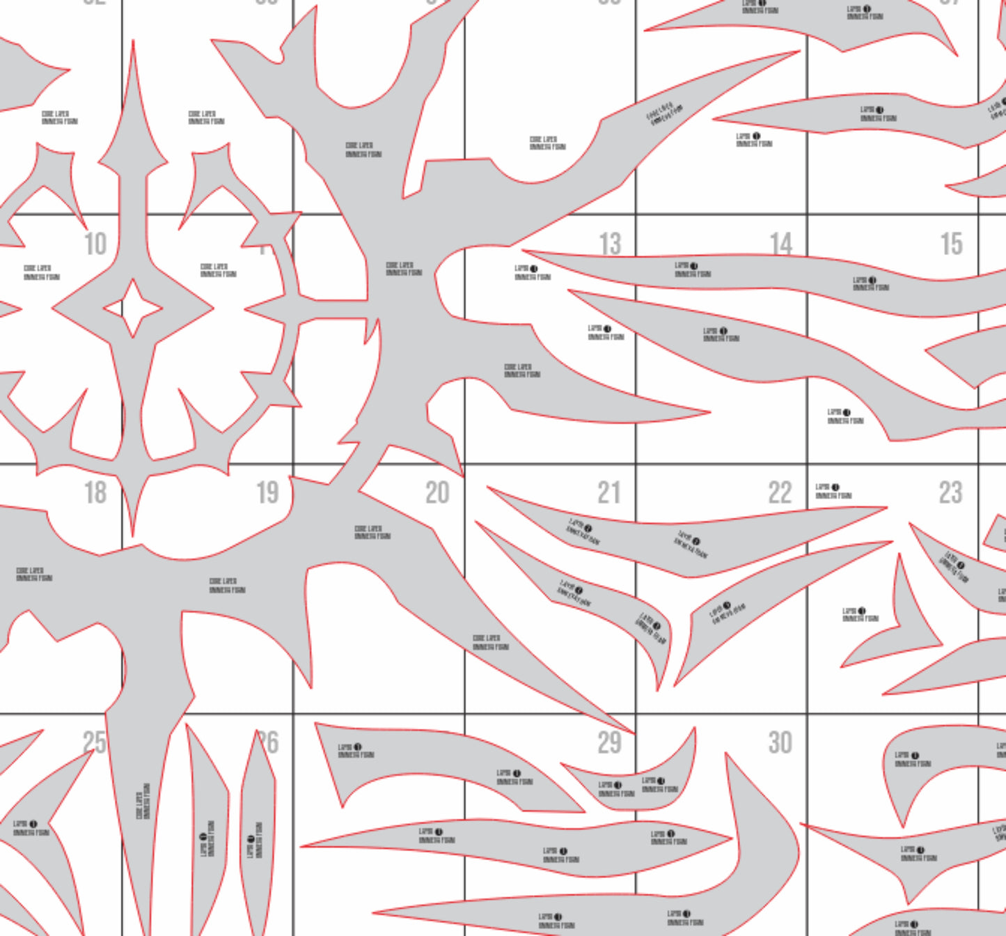 Prop Pattern: Khaslana's Halo from Honkai Star Rail Cosplay Template Blueprint PDF