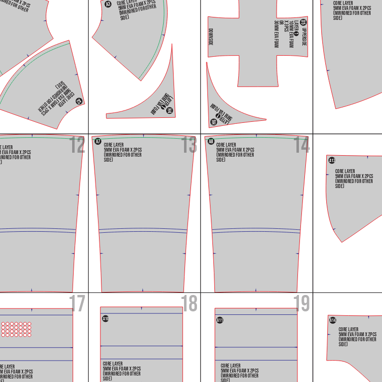 Kinger Head Helmet Prop Pattern Template – EVA Foam Pattern for Cosplay and DIY Builds Inspired by The Amazing Digital Circus