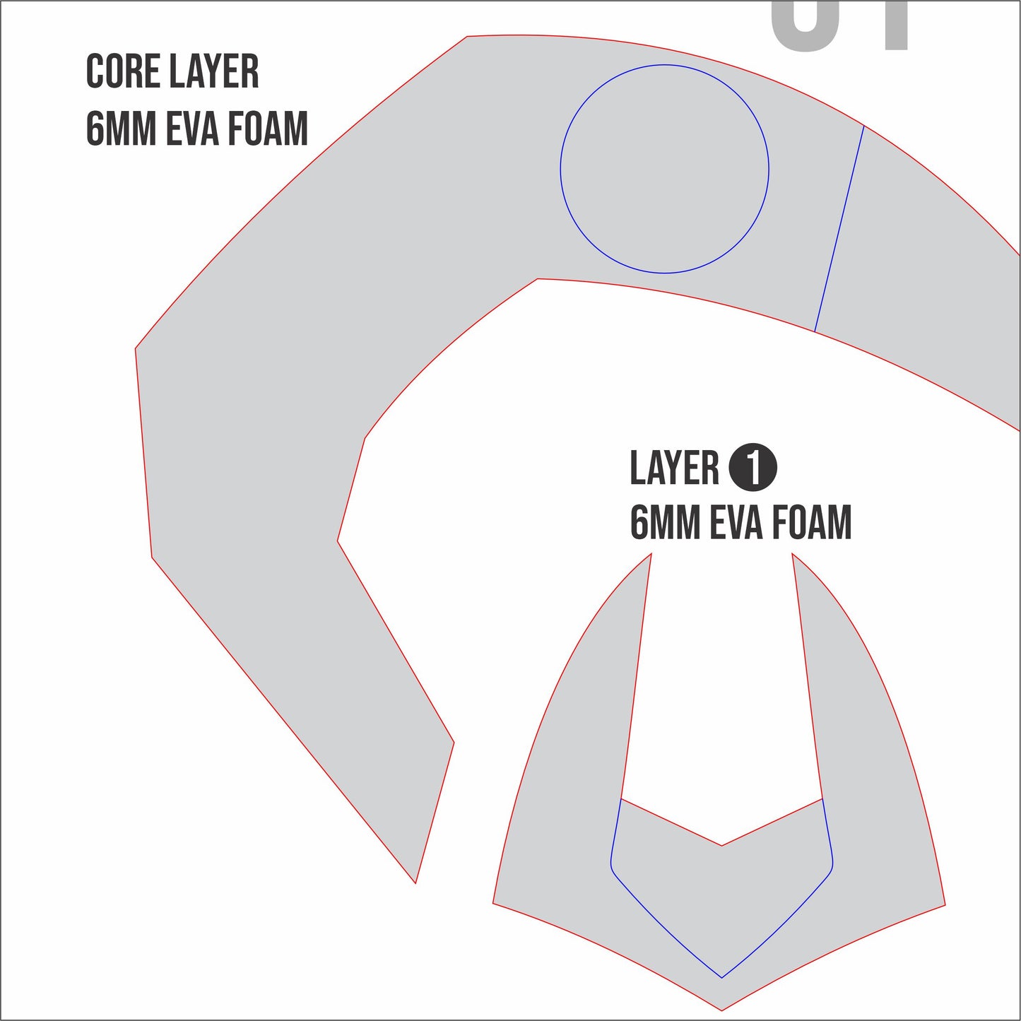Prop Pattern: Loki Crown for Marvel Cosplay Template Blueprint PDF
