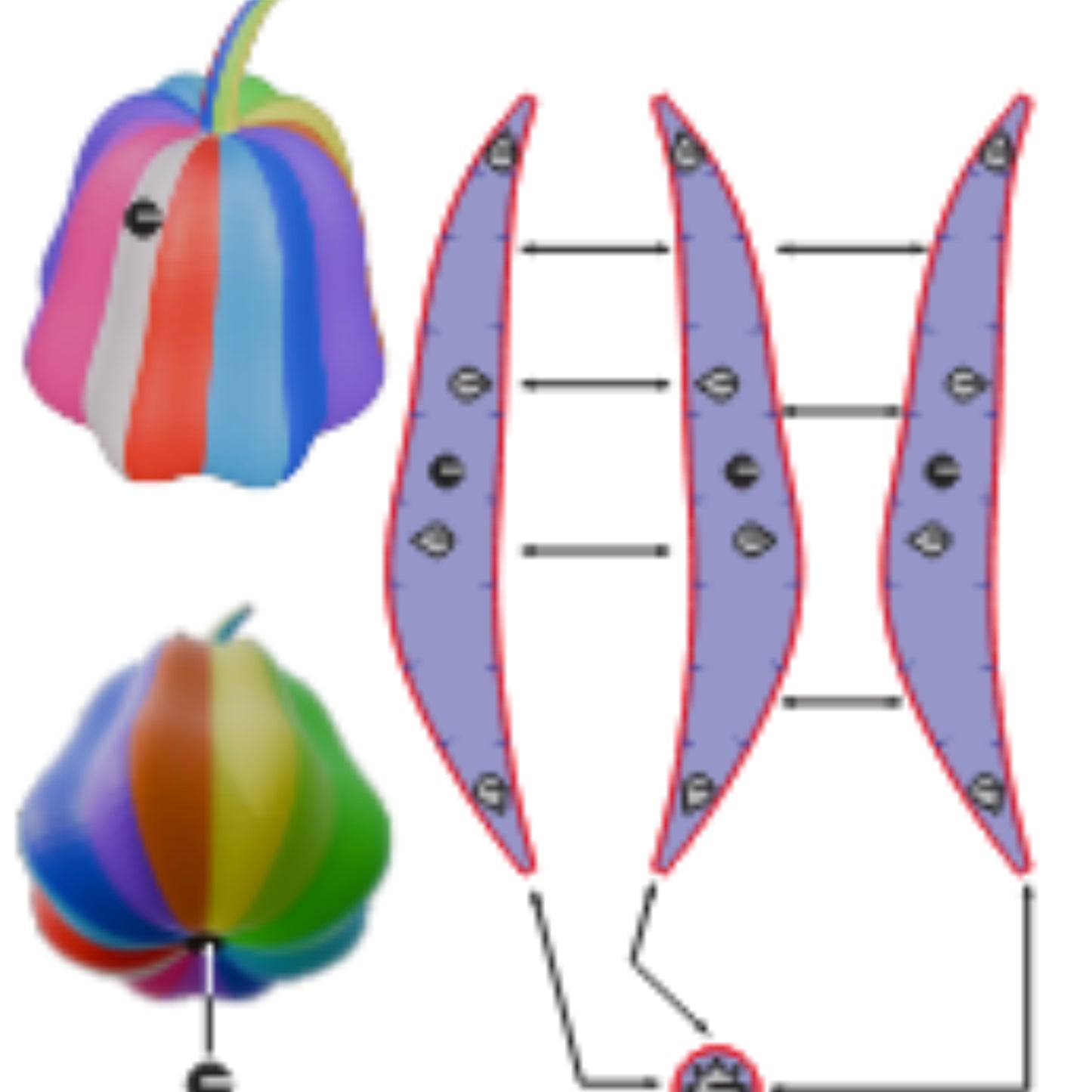 Prop Pattern: Long Pumpkin Basic Pattern Template PDF