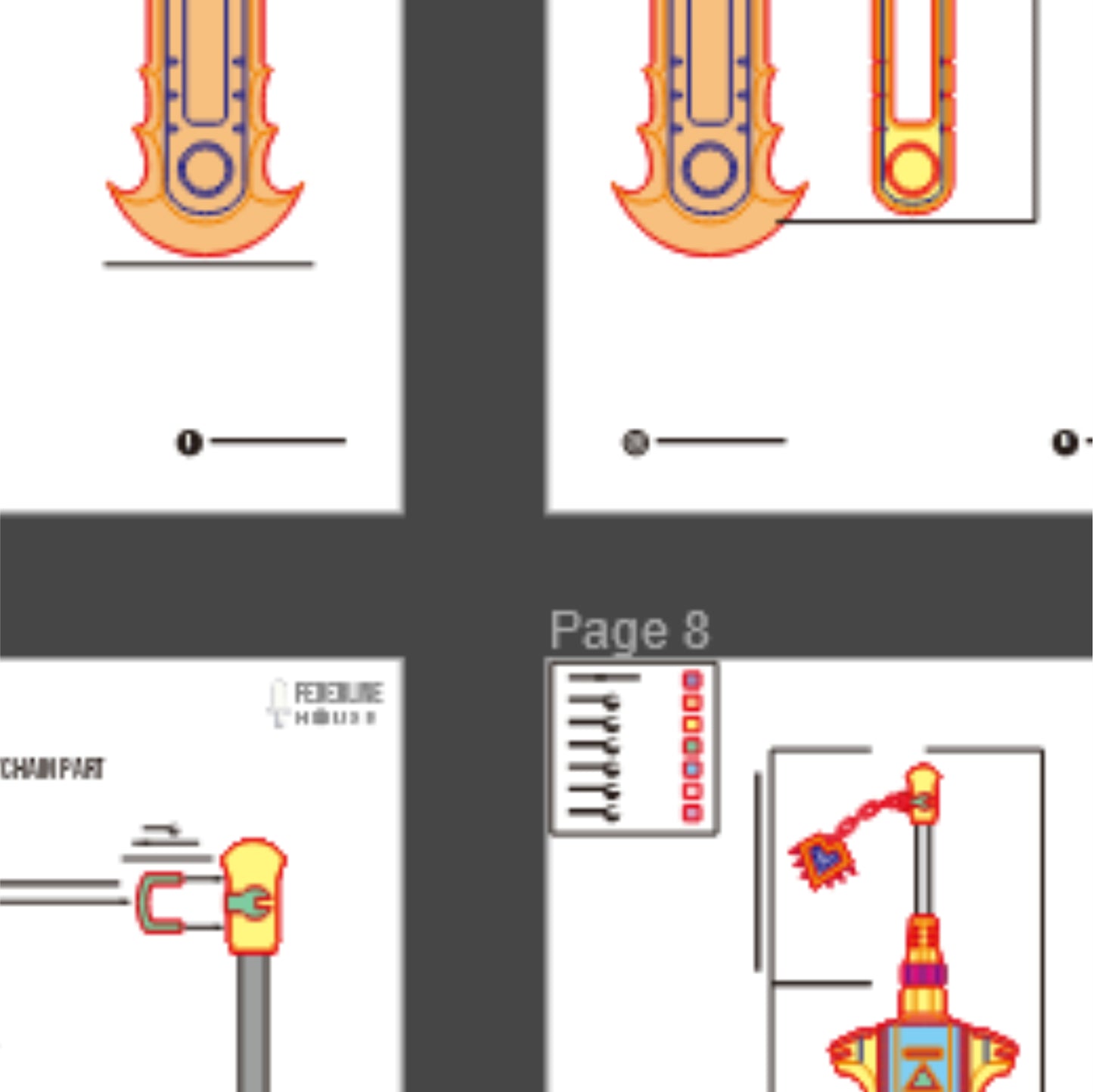 Magik Millenia Skin Sword Prop Pattern Template – EVA Foam Pattern for Cosplay and DIY Builds Inspired by Marvel Rivals
