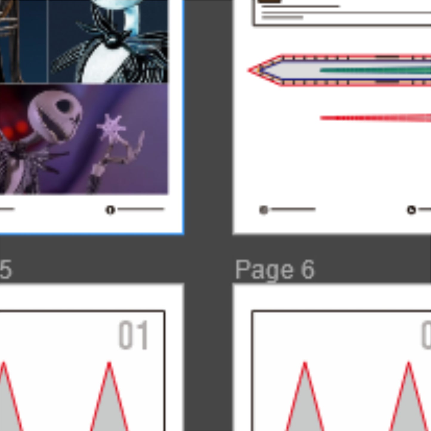 Nightmare Skeleton Basic Prop Pattern Template β EVA Foam Pattern for Cosplay & DIY Builds
