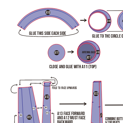 Optimus Prime Helmet Base Pattern Template – EVA Foam Pattern for Cosplay & DIY Builds