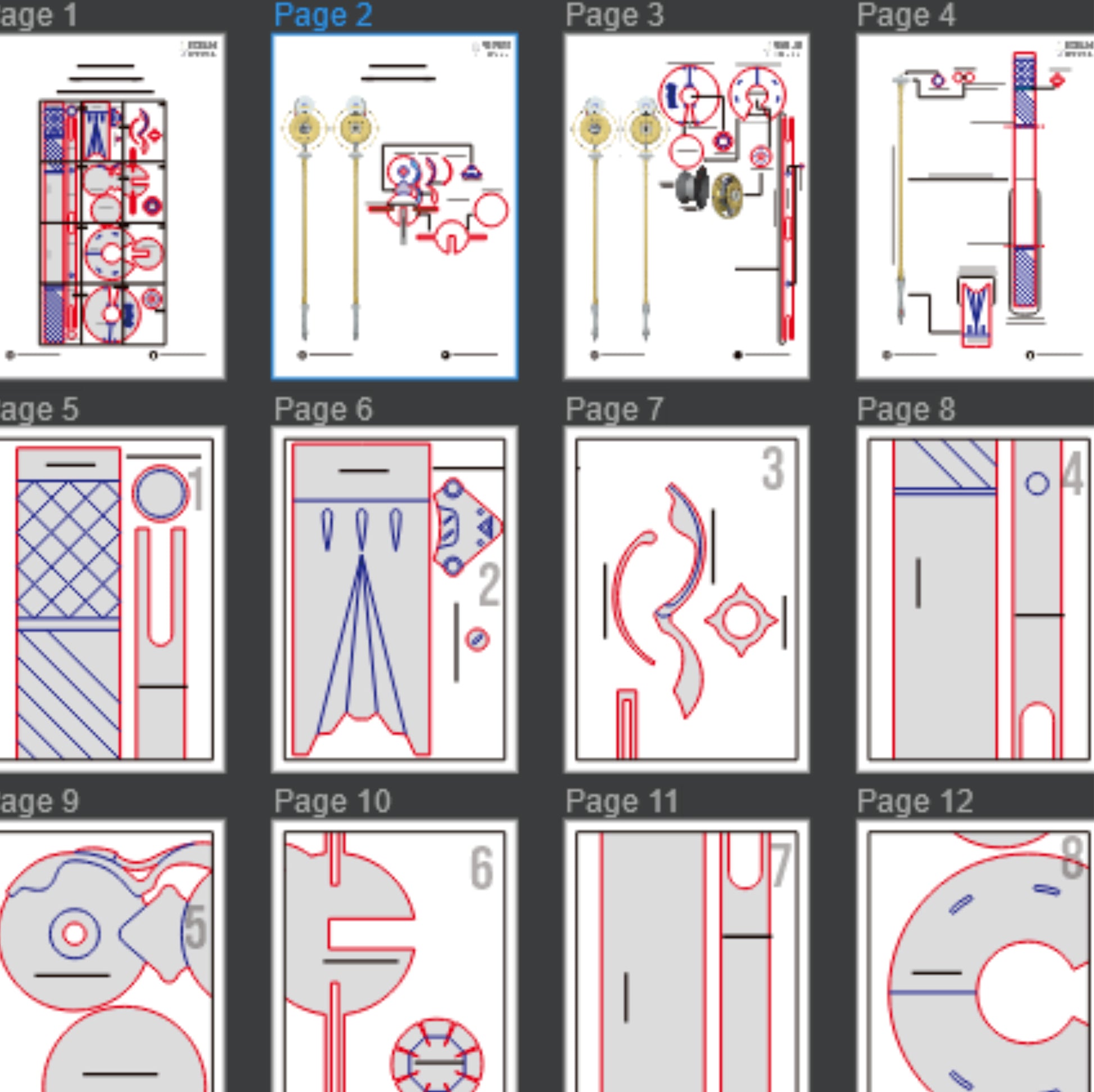 Prop Pattern: Astra Yao Staff from Zenless Zone Zero Cosplay Template Blueprint PDF