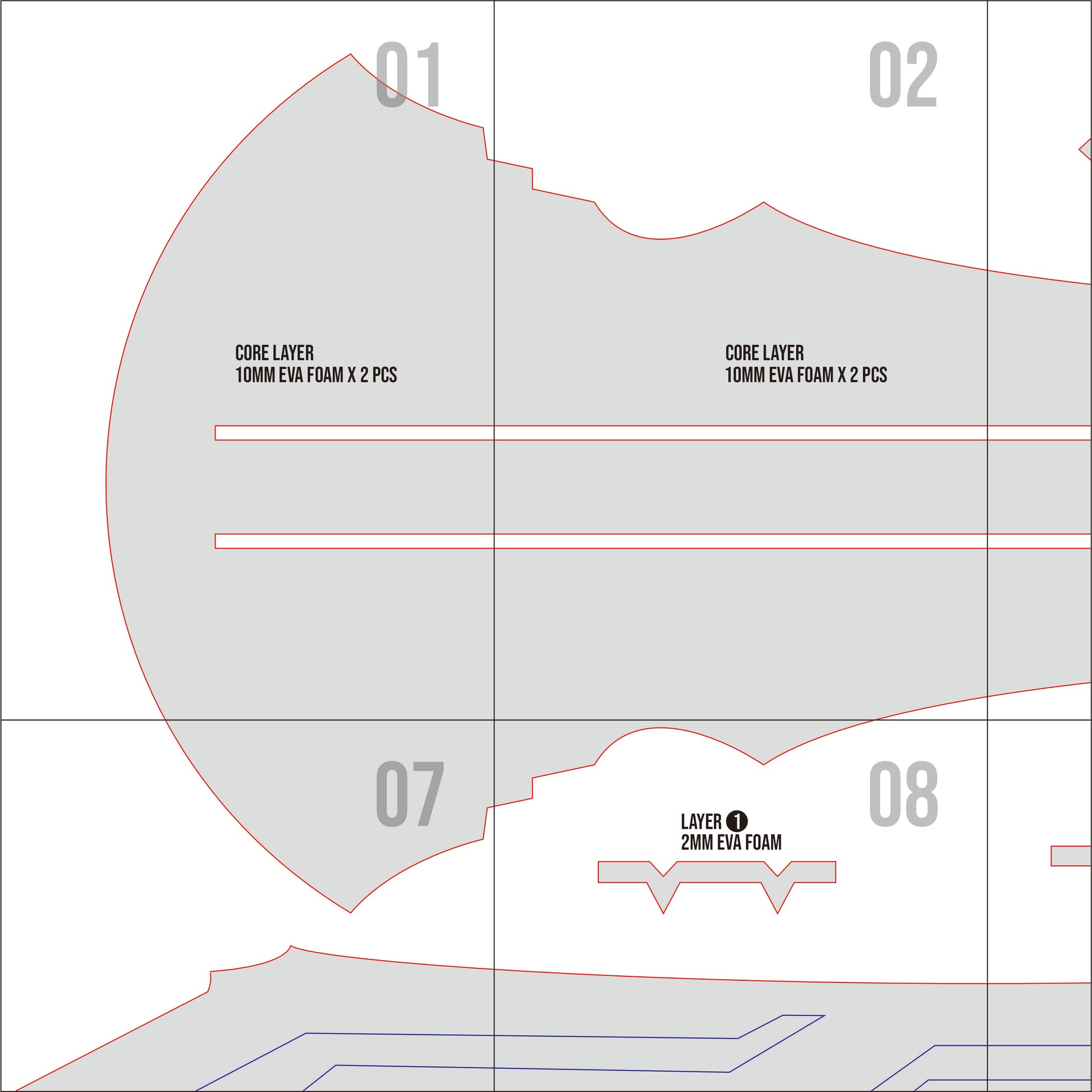 Prop Pattern: Beacon of the Reed Sea from Genshin Impact Cosplay Template Blueprint PDF
