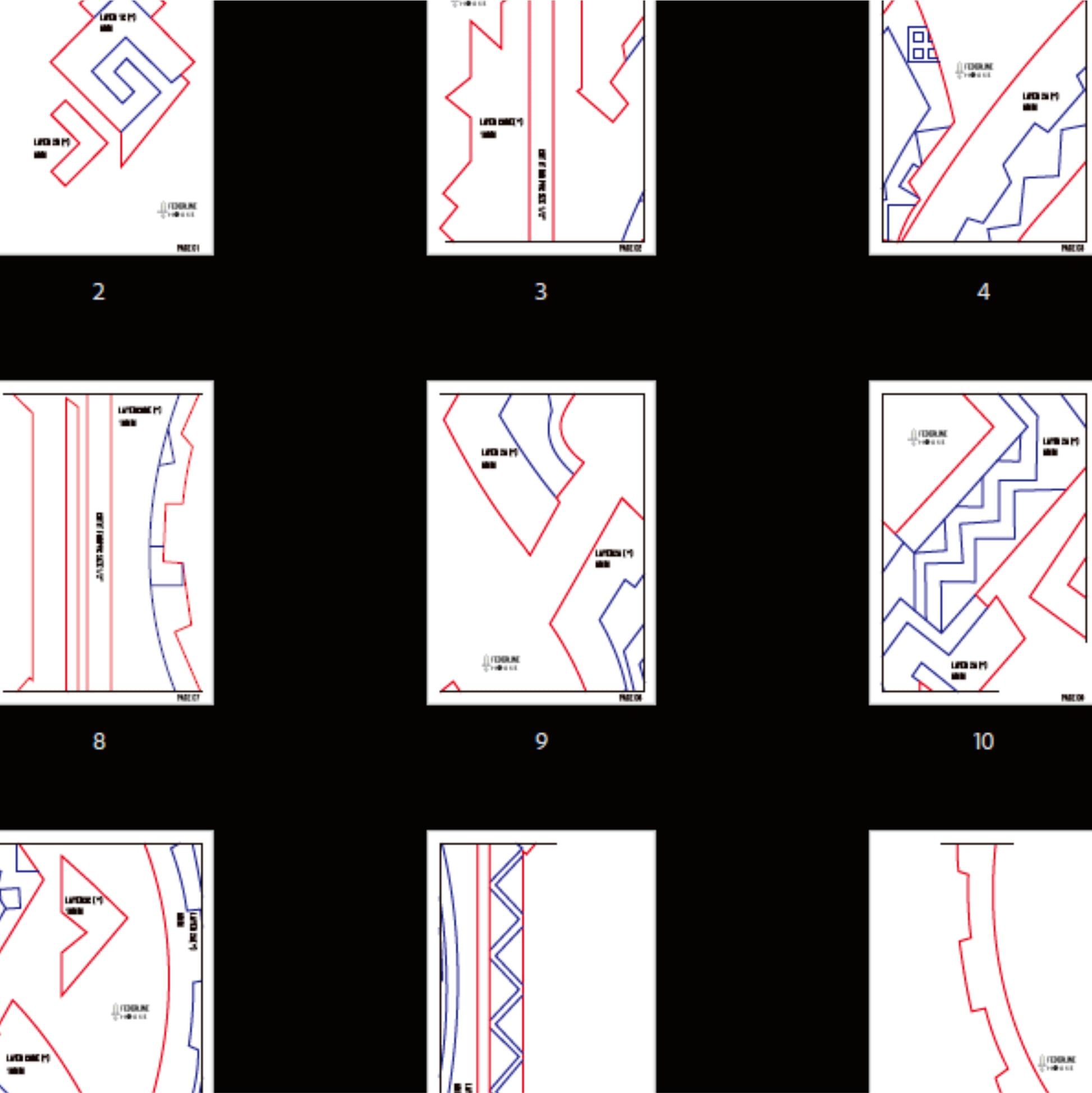 Prop Pattern: Fang of the Mountain King from Genshin Impact Cosplay Template Blueprint PDF