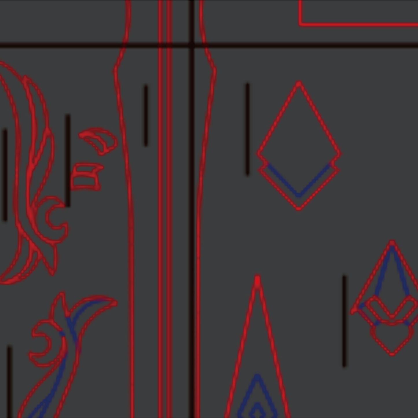 Prop Pattern: Freedom-Sworn from Genshin Impact Cosplay Template Blueprint PDF