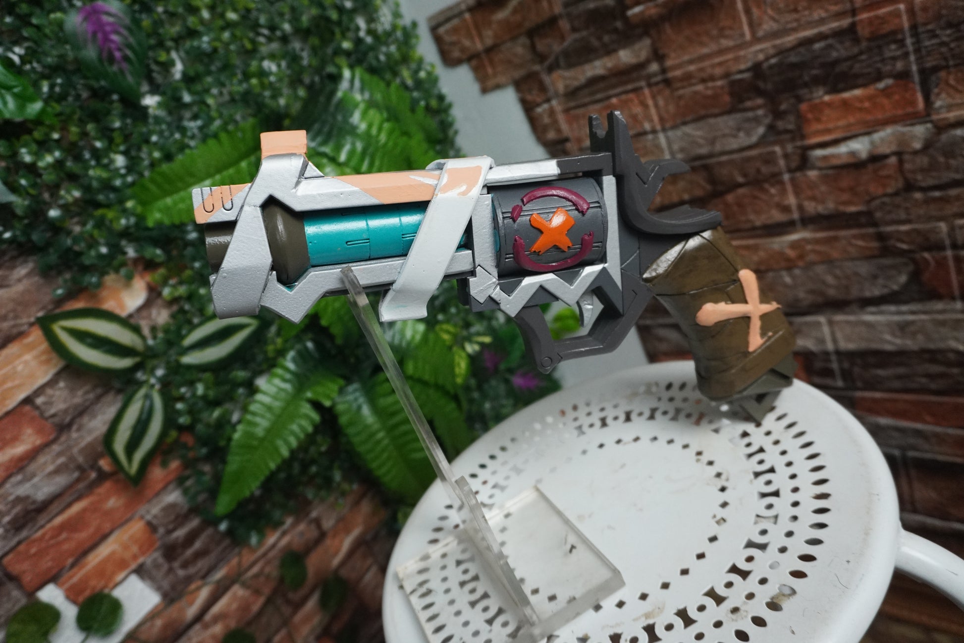 Prop Pattern: Ifa's Gun from Genshin Impact Cosplay Template Blueprint PDF