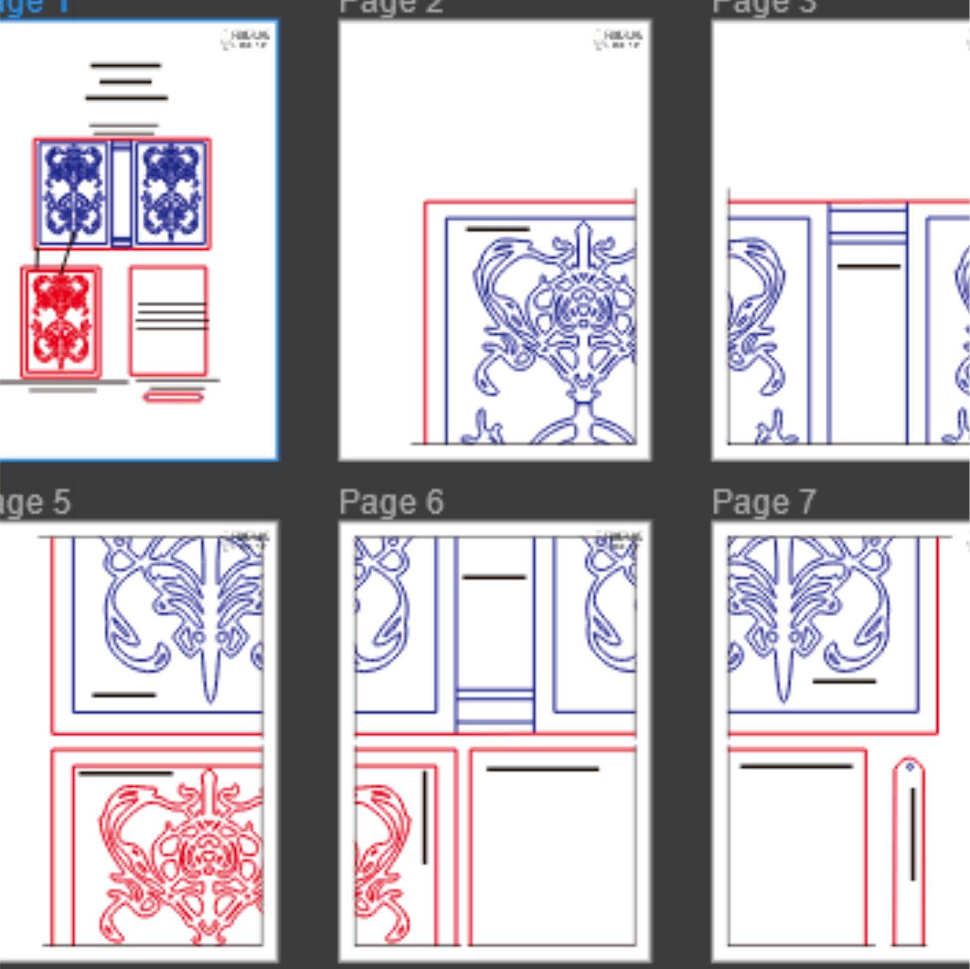 Prop Pattern: Lisa Book from Genshin Impact Cosplay Template Blueprint PDF