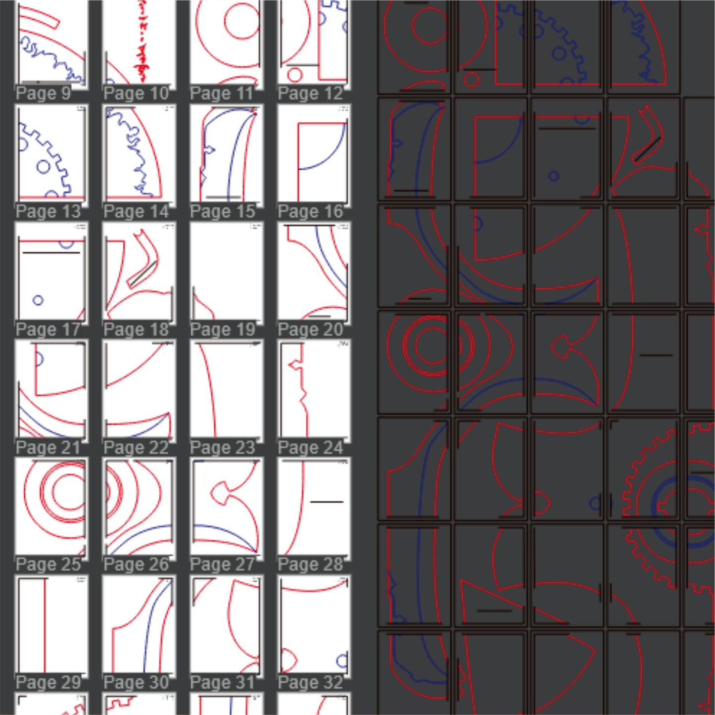Prop Pattern: Mashu Kyrielight Shield from Fate/Grand Order Cosplay Template Blueprint PDF