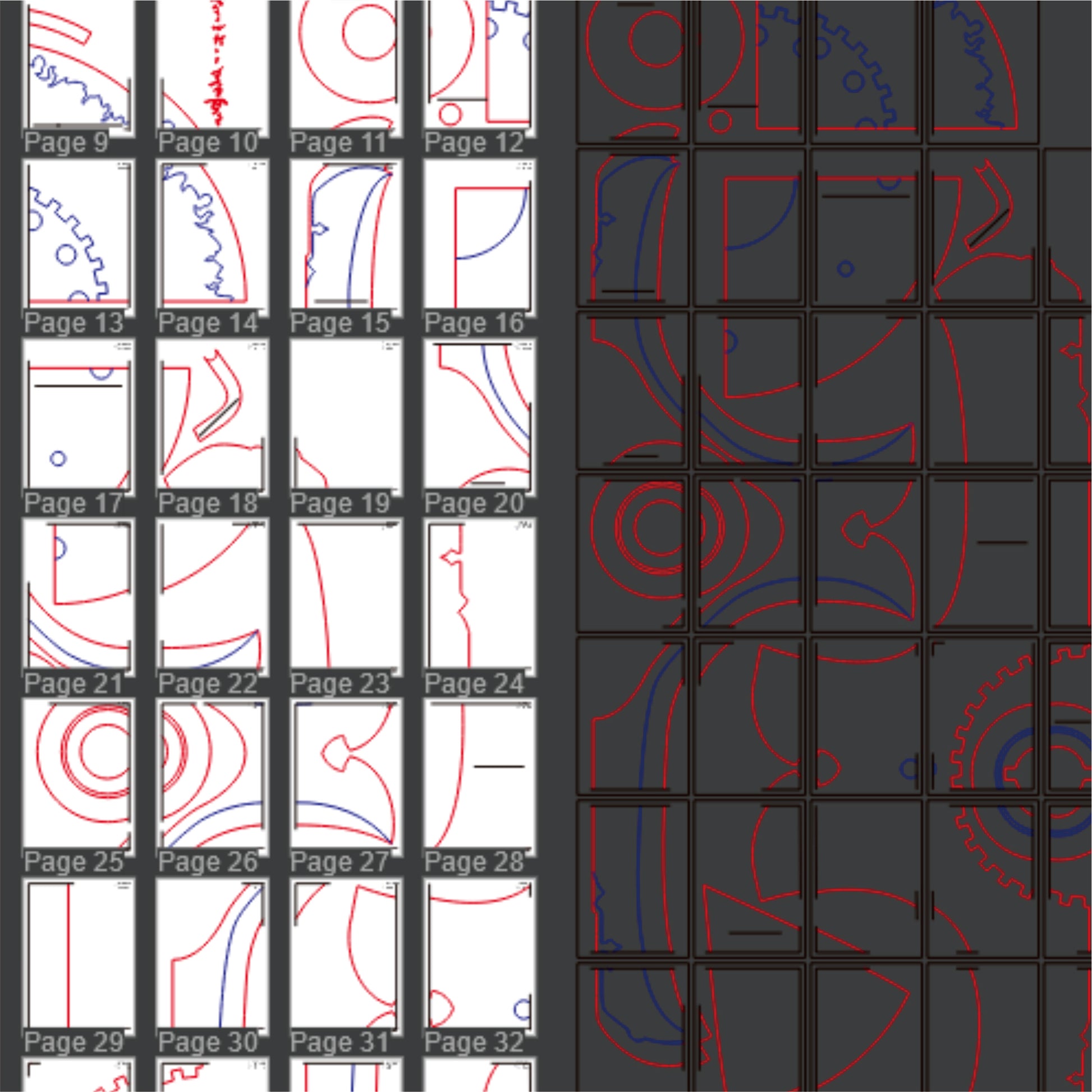 Prop Pattern: Mashu Kyrielight Shield from Fate/Grand Order Cosplay Template Blueprint PDF