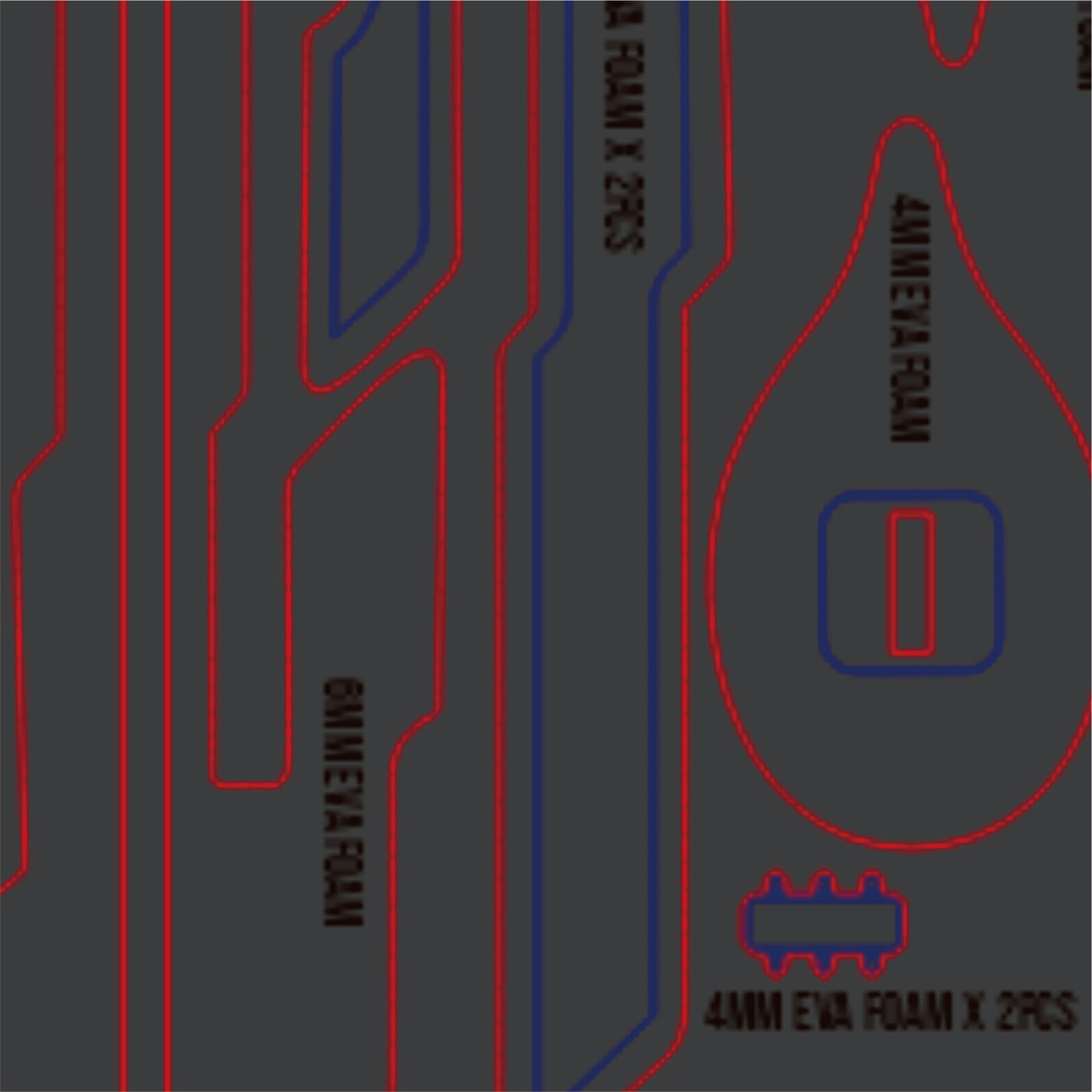 Prop Pattern: Toji Sword from Jujutsu Kaisen Cosplay Template Blueprint PDF