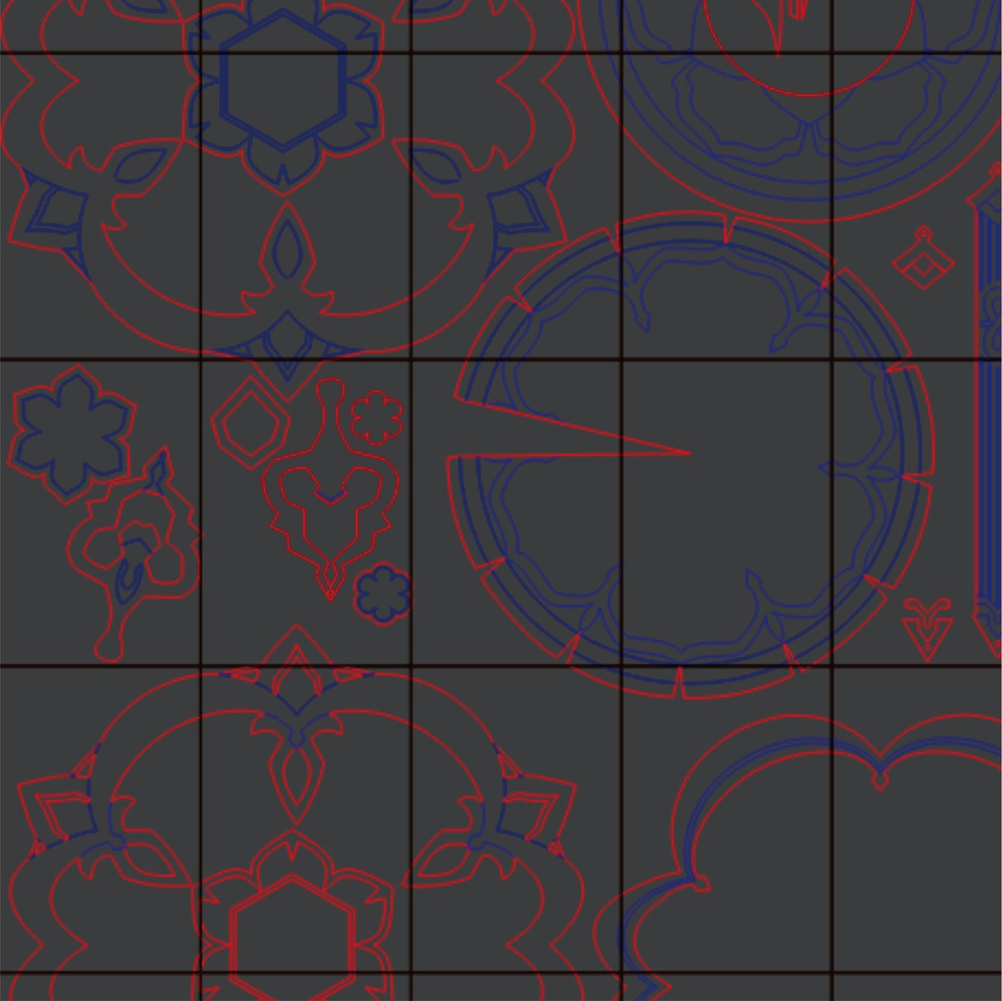 Prop Pattern: Wanderer Hat from Genshin Impact Cosplay Template Blueprint PDF