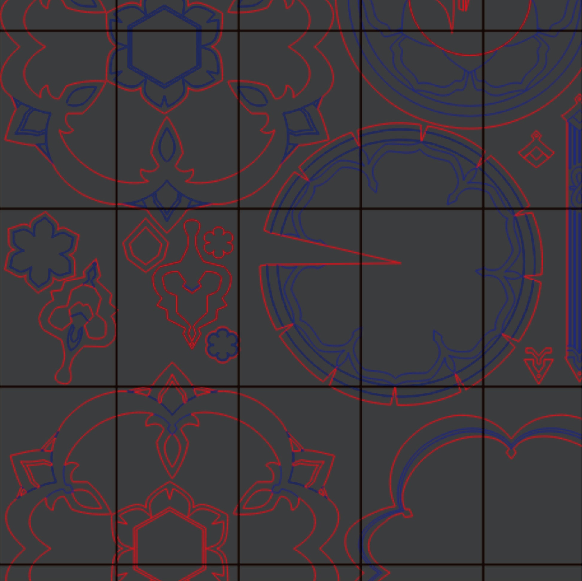 Prop Pattern: Wanderer Hat from Genshin Impact Cosplay Template Blueprint PDF