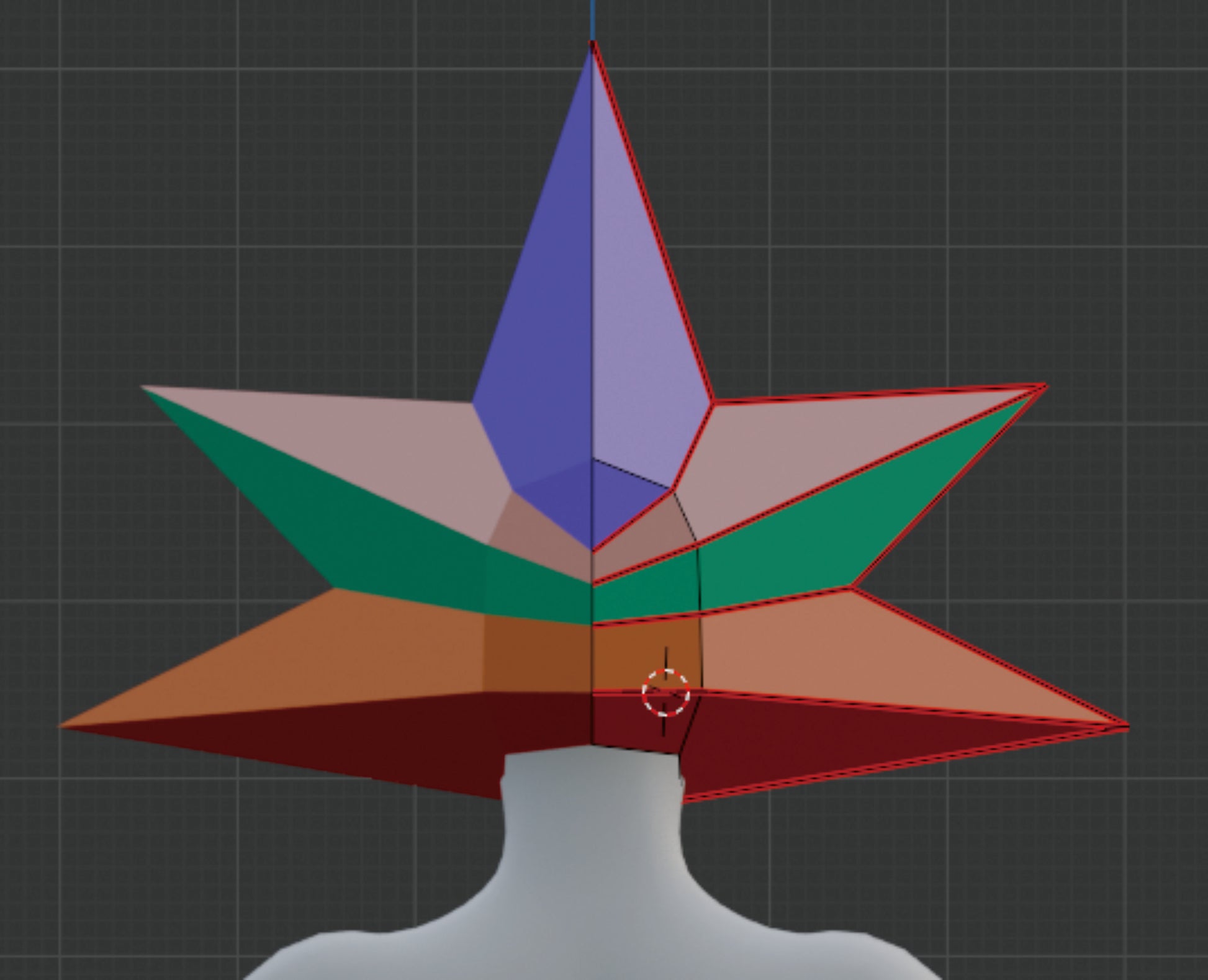 Prop Pattern: White Diamond Head from Steven Universe Cosplay Template Blueprint PDF