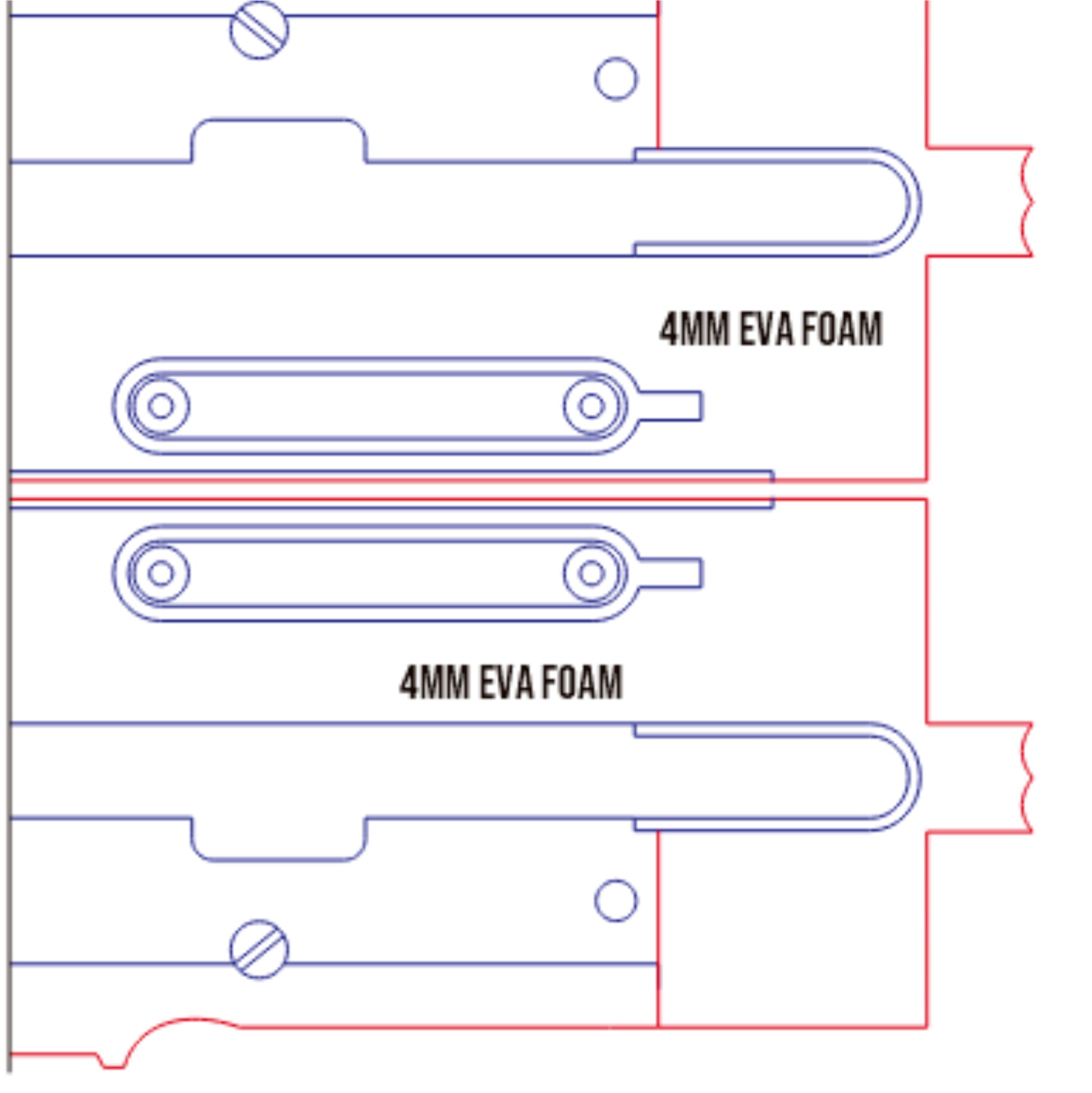 Prop Pattern: Wolfsbane Weapon from NIKKE Goddess of Victory Cosplay Template Blueprint PDF