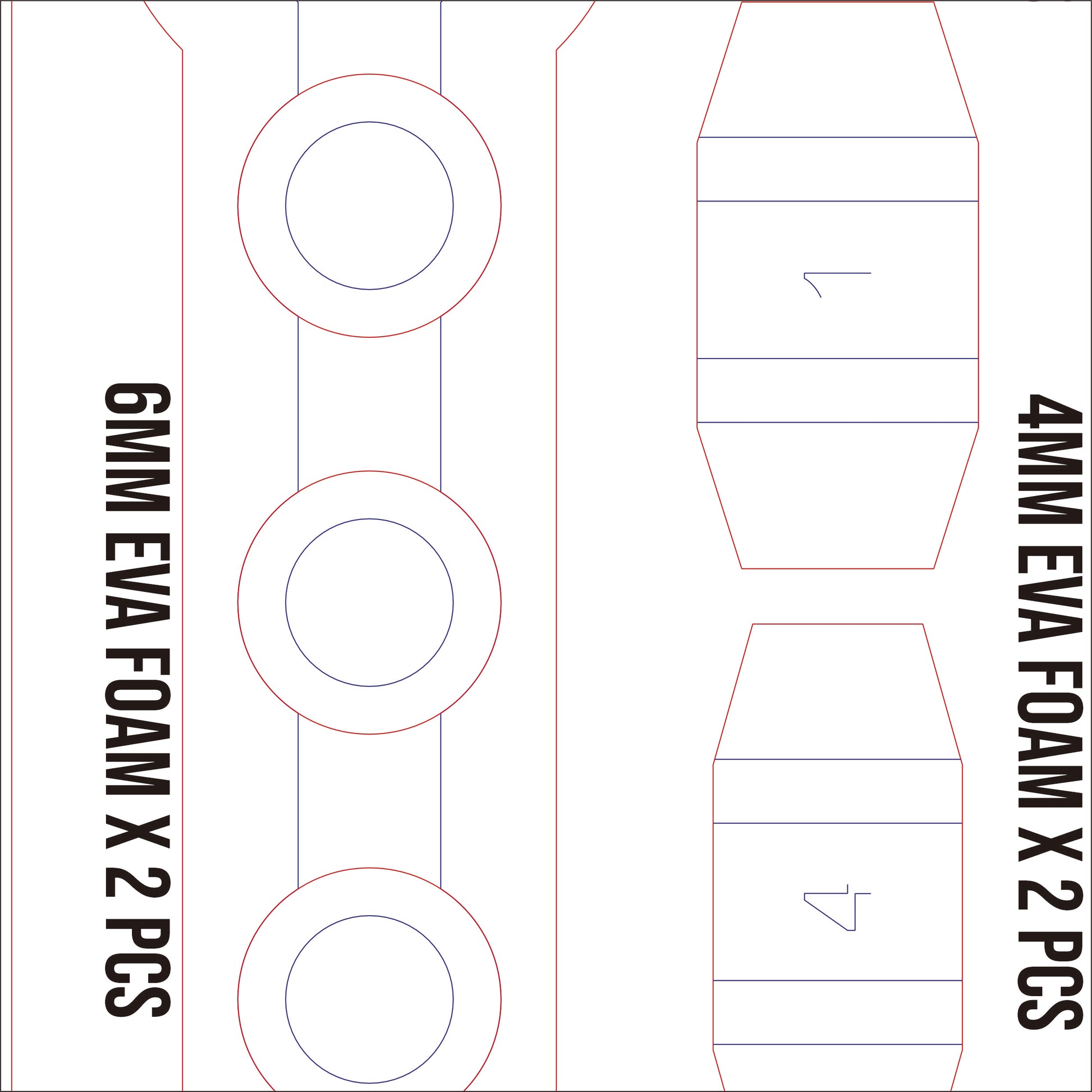 Prop Pattern: Wriothesley Hand Armor from Genshin Impact Cosplay Template Blueprint PDF