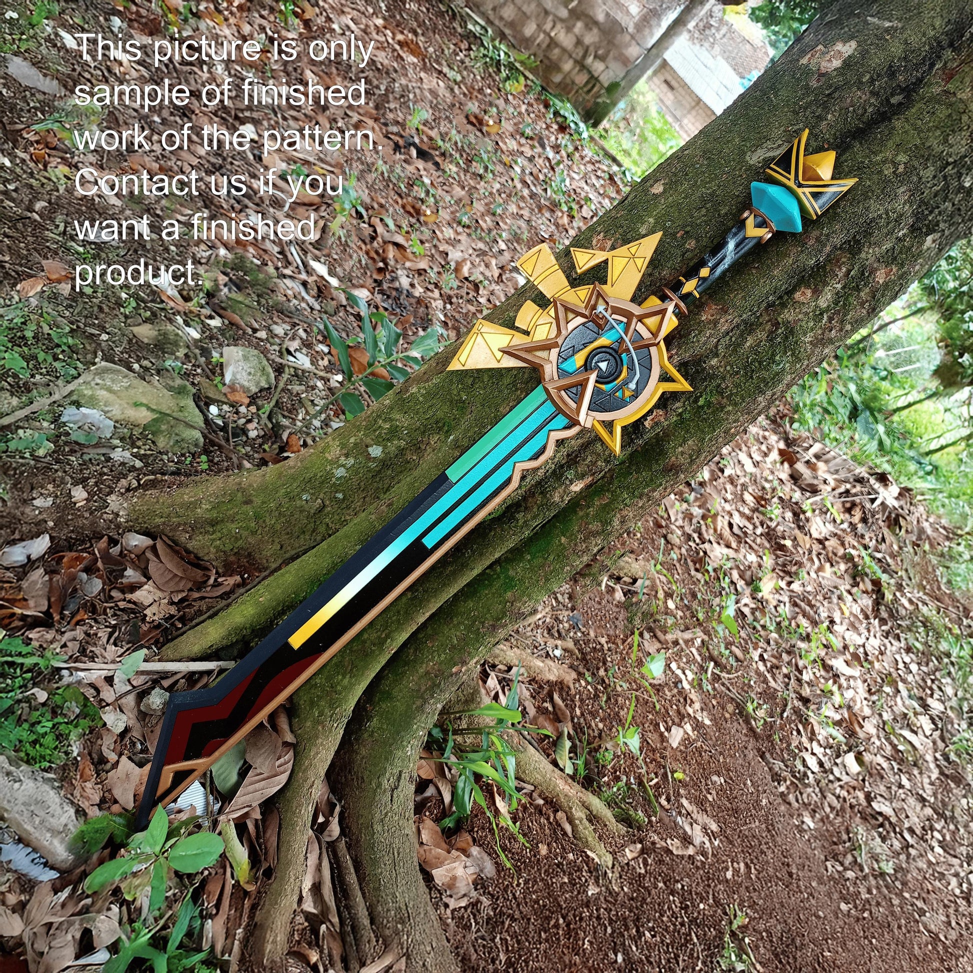 Prop + Video on YouTube: Peak Patrol Sword from Genshin Impact Cosplay