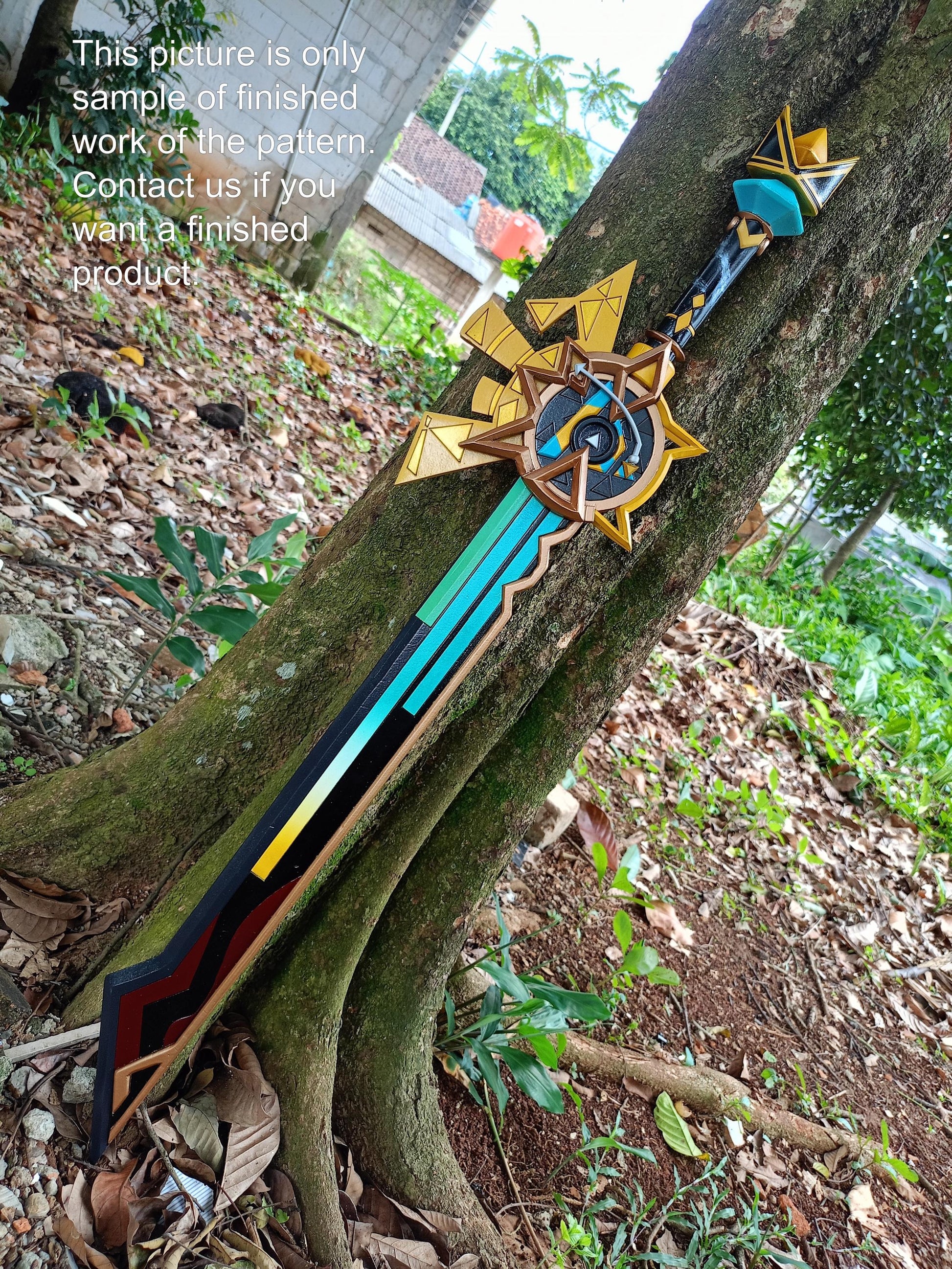 Prop + Video on YouTube: Peak Patrol Sword from Genshin Impact Cosplay