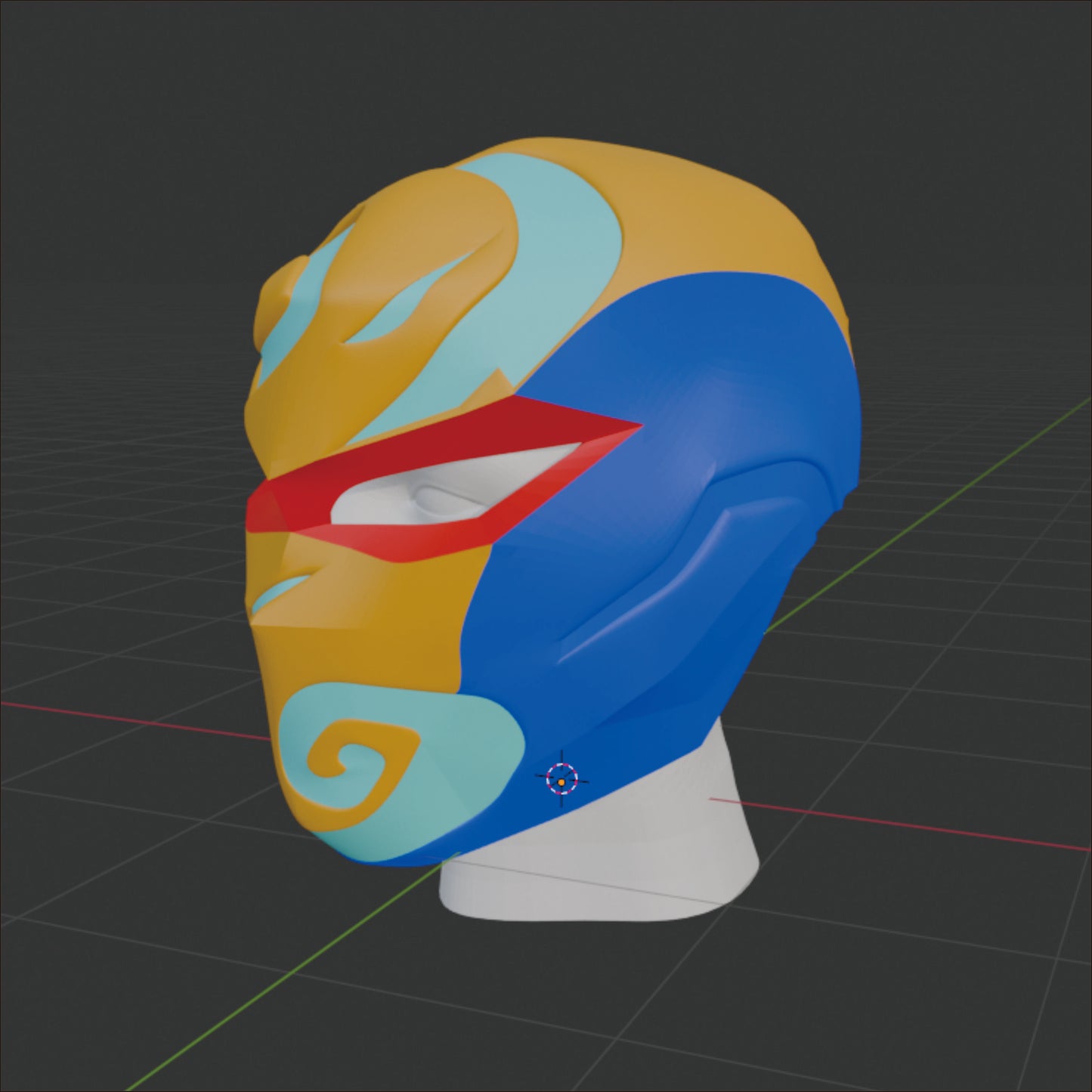 Veto Helmet 3D Model Template β STL File for Cosplay & DIY Builds Inspired by Valorant