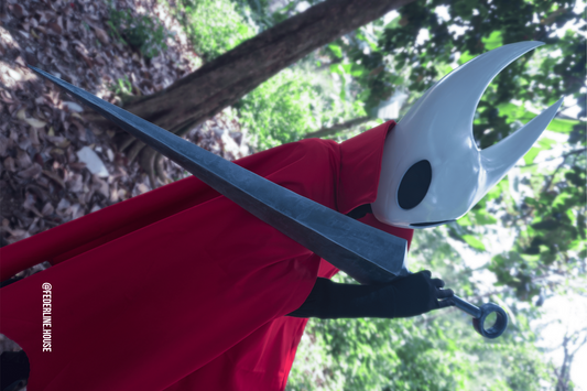 Building My Hornet Silksong Cosplay With Pattern – Helmet, Needle, and Hollow Knight With Patterns