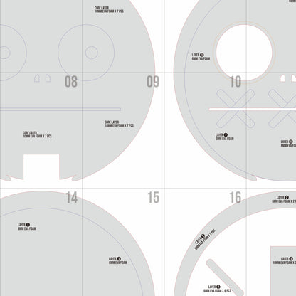 A.B.A Paracelsus Key & Headband Prop Pattern – EVA Foam Template Inspired by Guilty Gear Cosplay