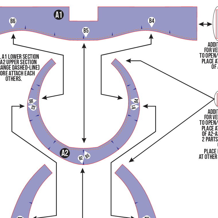 Adventurer Armor Collar Basic Pattern Template – EVA Foam Cosplay PDF for DIY Armor