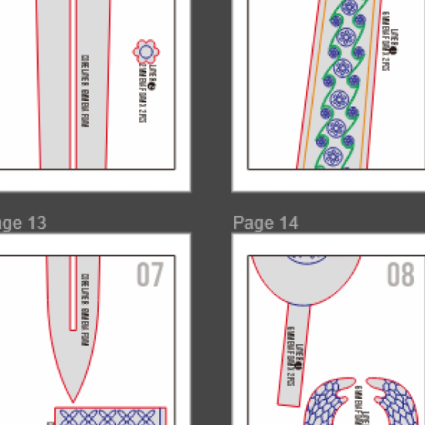 Agamemnon Sword Prop Pattern Template – EVA Foam Pattern for Cosplay and DIY Builds Inspired by The Odyssey