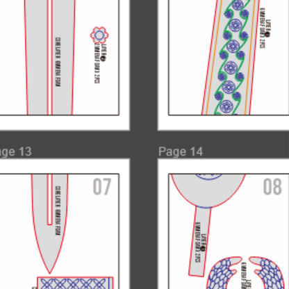 Agamemnon Sword Prop Pattern Template – EVA Foam Pattern for Cosplay and DIY Builds Inspired by The Odyssey
