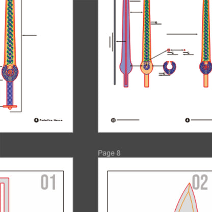 Agamemnon Sword Prop Pattern Template – EVA Foam Pattern for Cosplay and DIY Builds Inspired by The Odyssey