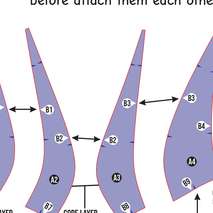 Alastor Ears Prop Pattern Template – EVA Foam Pattern for Cosplay and DIY Builds Inspired by Hellaverse