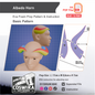Albedo Horn Prop Pattern Template – EVA Foam Pattern for Cosplay and DIY Builds Inspired by Genshin Impact / Basic Pattern