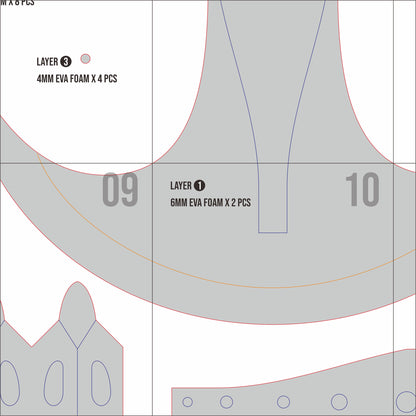 Astrid Axe Prop Pattern Template – EVA Foam Pattern for Cosplay & DIY Builds Inspired by How To Train Your Dragon