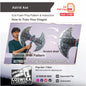 Astrid Axe Prop Pattern Template – EVA Foam Pattern for Cosplay & DIY Builds Inspired by How To Train Your Dragon