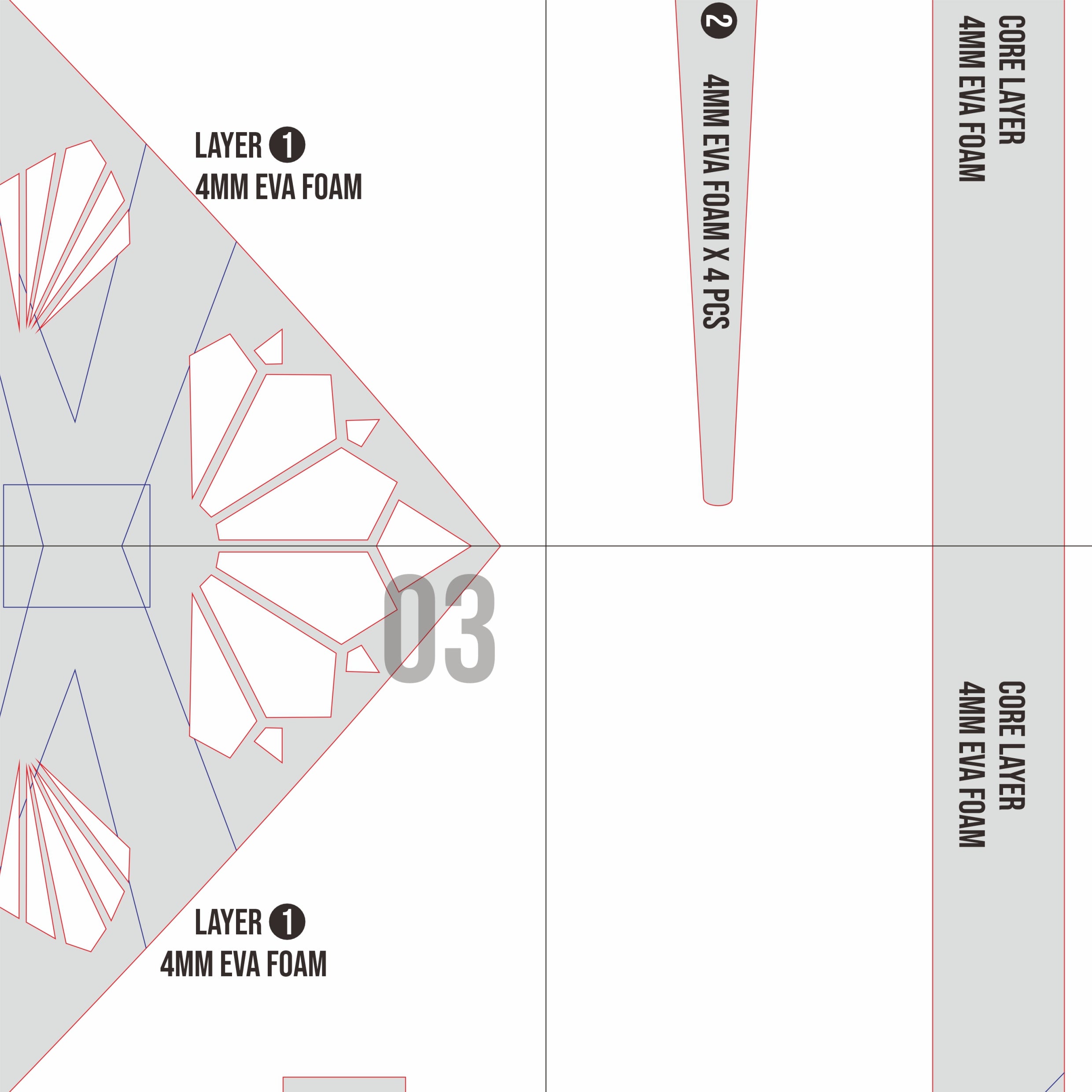 Avatar Suki's Headband Prop Pattern Template – EVA Foam Pattern for Co ...