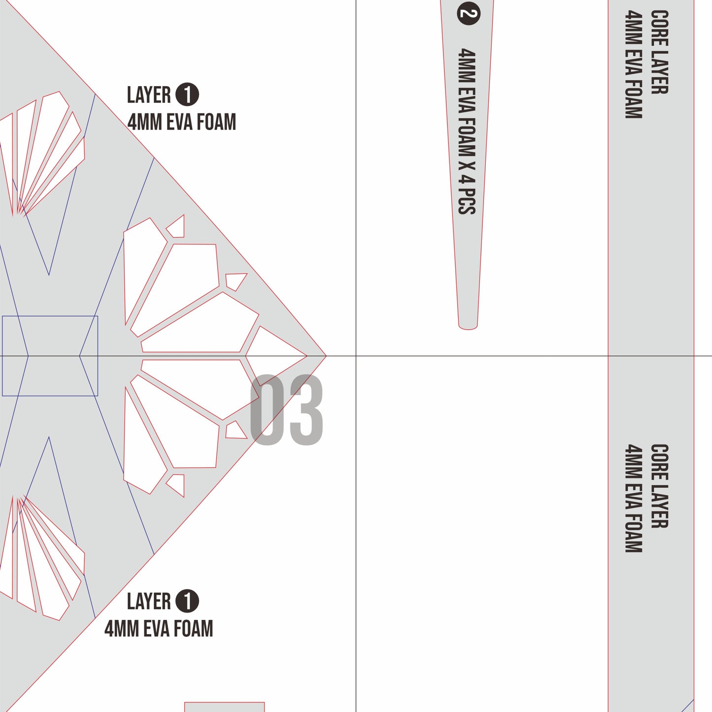 Avatar Suki's Headband Prop Pattern Template – EVA Foam Pattern for Cosplay & DIY Builds Inspired by Avatar: The Last Airbender