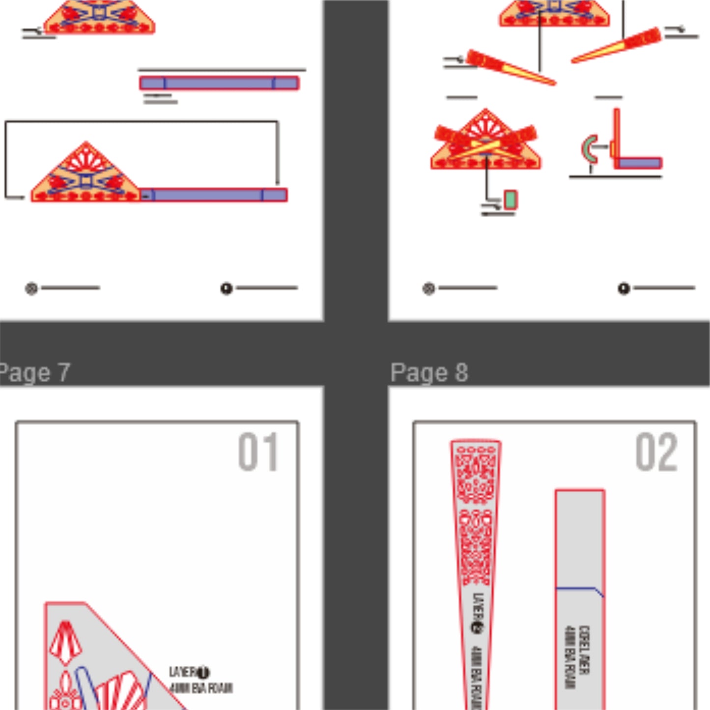 Avatar Suki's Headband Prop Pattern Template – EVA Foam Pattern for Cosplay & DIY Builds Inspired by Avatar: The Last Airbender