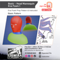 Basic Head Mannequin EVA Foam 1 Prop Pattern Template – EVA Foam Pattern for Cosplay and DIY Builds Inspired by Fantasy / Basic Costume Design