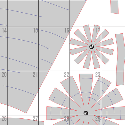 Basic Carrot Prop Pattern Template – EVA Foam Food Shape Printable PDF for Cosplay Crafting