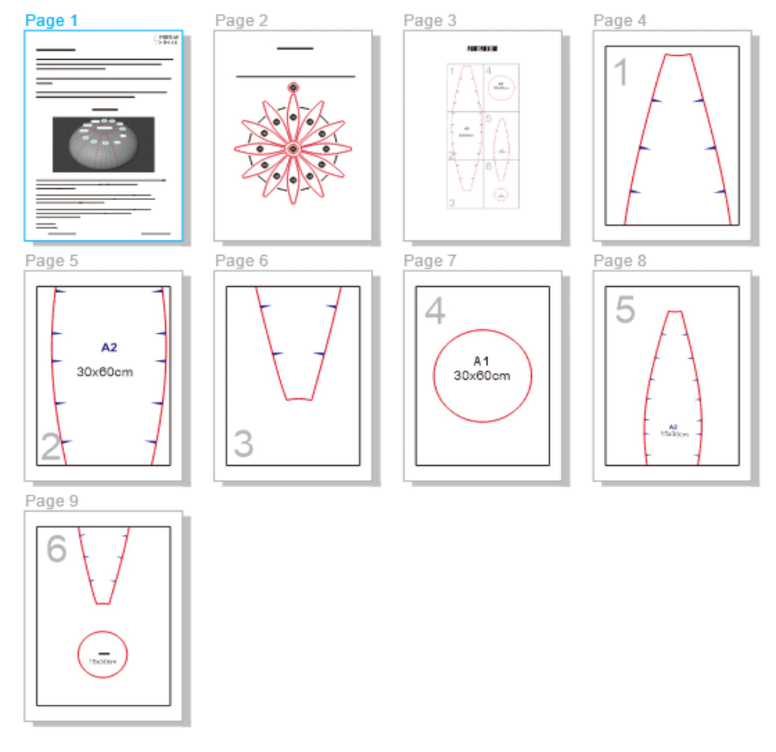 Foldable Sphere Pattern Basic Flat Ball Sphere – EVA Foam Basic Pattern for Cosplay & DIY Buil ...