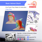 Basic Shark Hat Prop Pattern Template – EVA Foam Pattern for Cosplay and DIY Builds Inspired by Free Fire
